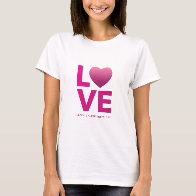 Love Valentines Day Womens  T-Shirt (Front)