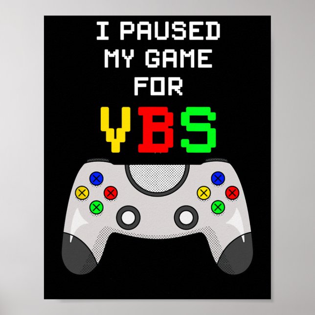 Love Vbs 2024 Video Game Vacation Bible School Gam Poster (Front)