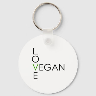 Love Vegan Key Ring