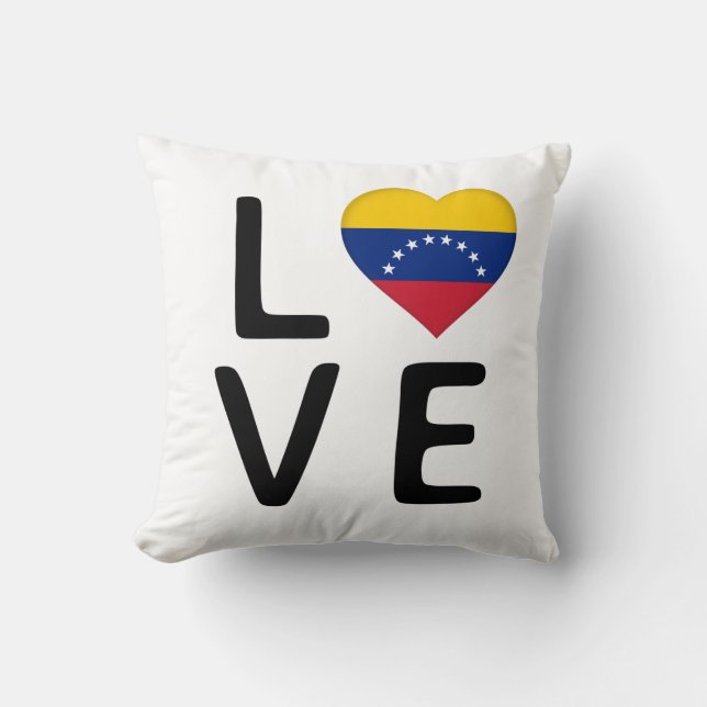 Love - Venezuela Flag Cushion (Front)