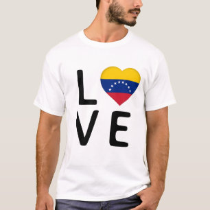 Love - Venezuela Flag T-Shirt