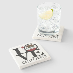 LOVE Ventura California Stone Coaster