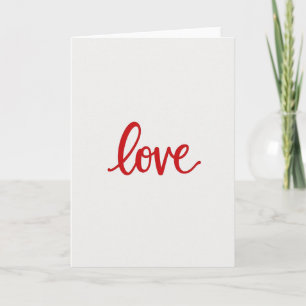 Love Vermilion Pattern Card