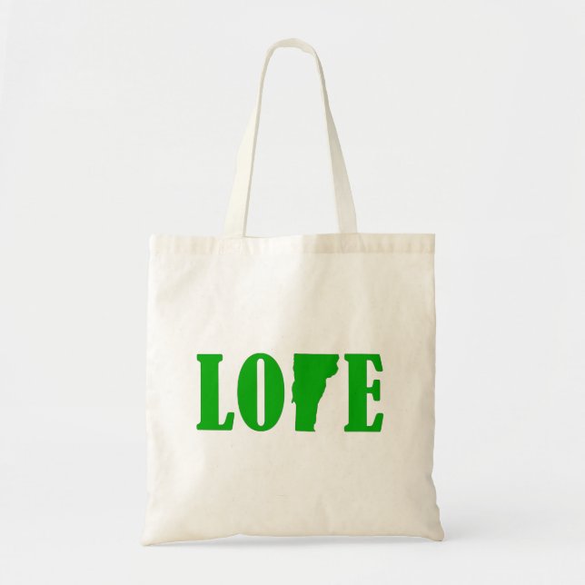 Love Vermont Tote Bag (Front)