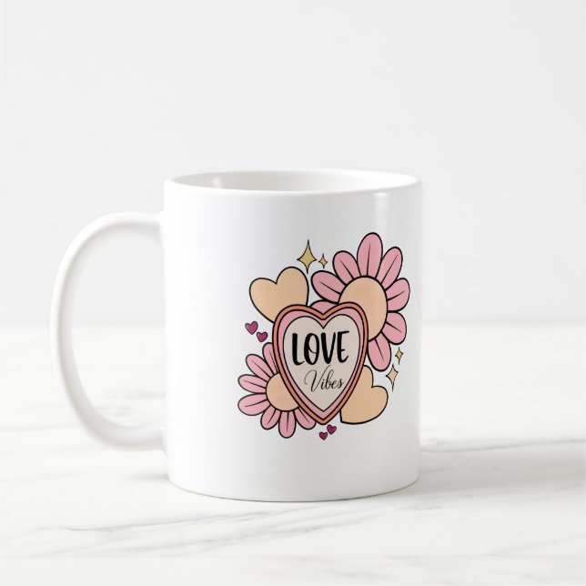 Love Vibes Coffee Mug (Left)