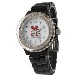 Love Vibes Only Rhinestone Watch
