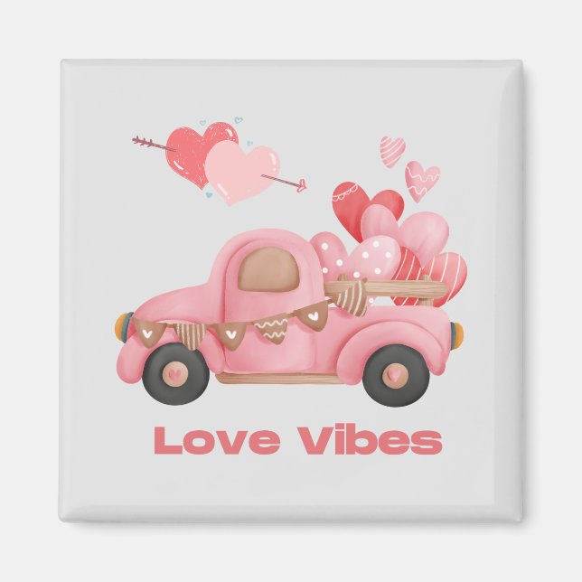 Love vibes , valentine's day 2023     magnet (Front)