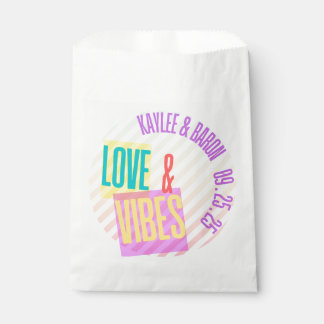 Love & Vibes Wedding Branding Favour Bags