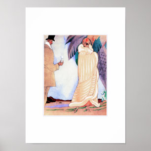 Love. Vintage Art Deco Print