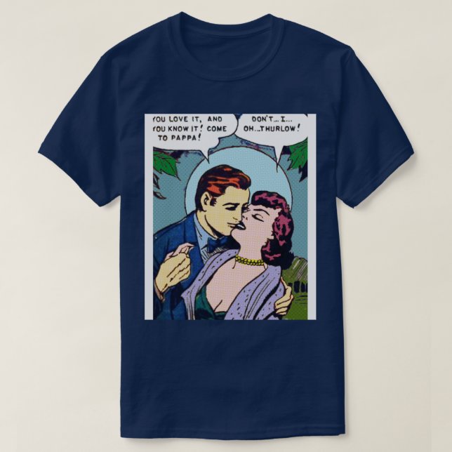 Love Vintage comics Moonlight T-Shirt (Design Front)