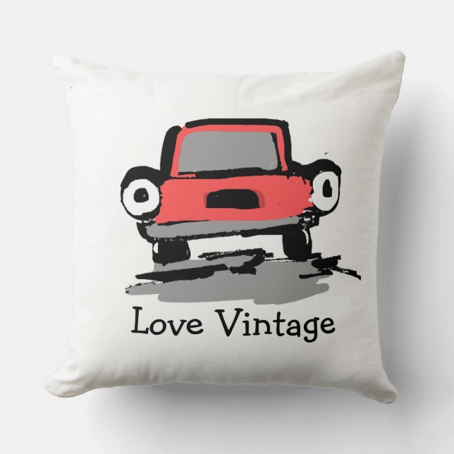 Love vintage cushion (Front)
