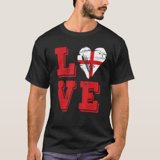 Love Vintage England Flag T-Shirt