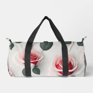 Love Vintage Popular Rose Collection Duffle Bag