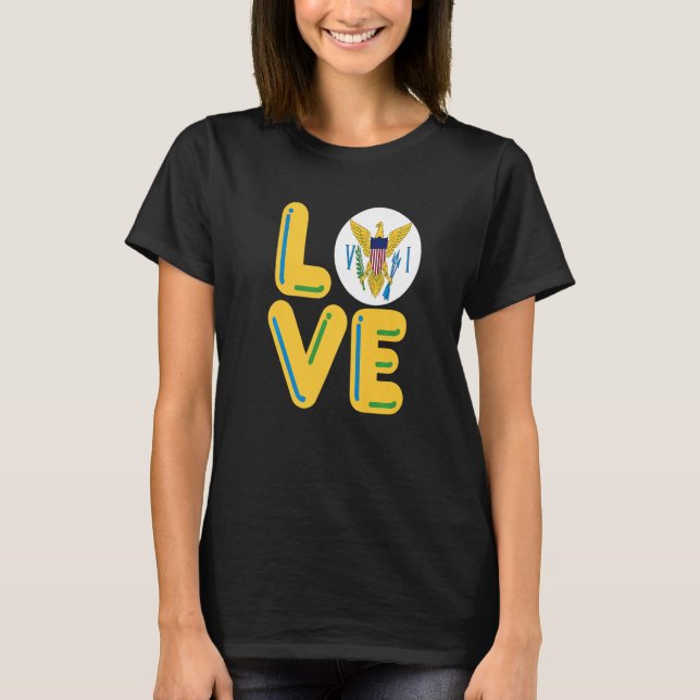 LOVE  Virgin Islands T-Shirt (Front)