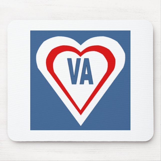 LOVE VIRGINIA mouse mat (Front)