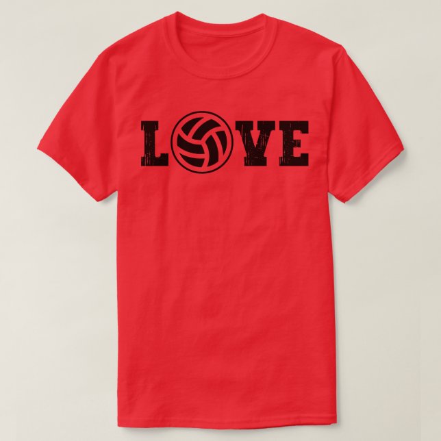 Love Volleyball 7 T-Shirt (Design Front)