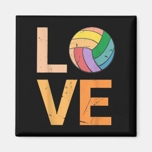 Love Volleyball Best Fun Birthday Present for Girl Magnet