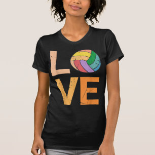 Love Volleyball Best Fun Birthday Present for Girl T-Shirt