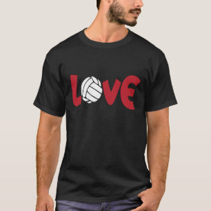 Love Volleyball Coach Fan Player Beach Volleyball T-Shirt