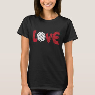 Love Volleyball Coach Fan Player Beach Volleyball T-Shirt