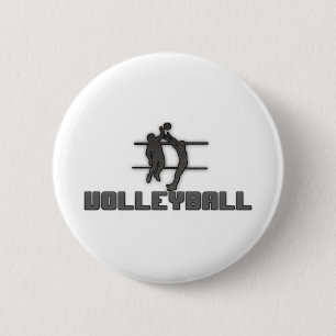 Love Volleyball for Volleyball Fans 6 Cm Round Badge