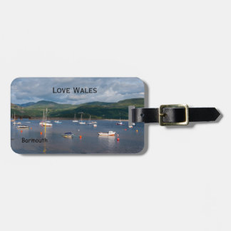 Love Wales Boats at Barmouth Luggage Tag