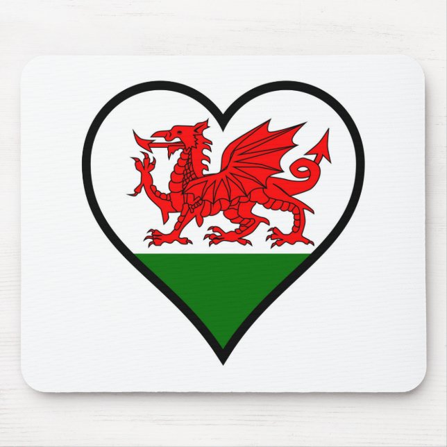 Love Wales Mouse Mat (Front)