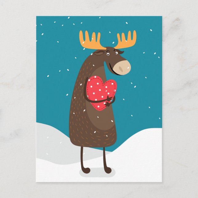 Love Warms You Holiday Postcard (Front)
