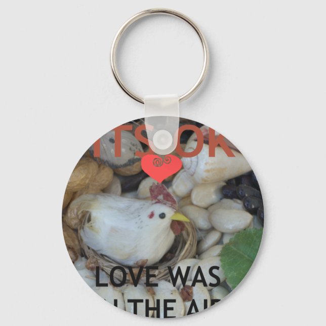 Love was in the Air Key Ring (Front)