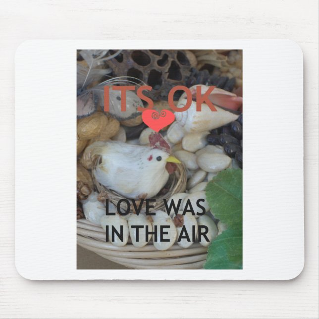 Love was in the Air Mouse Mat (Front)