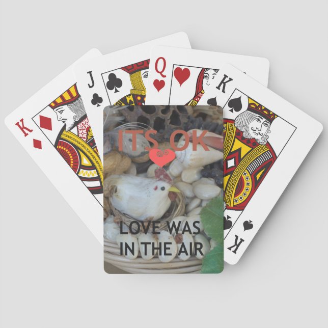 Love was in the Air Playing Cards (Back)