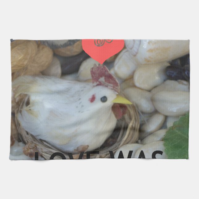 Love was in the Air Tea Towel (Horizontal)