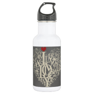 Love Water Bottle