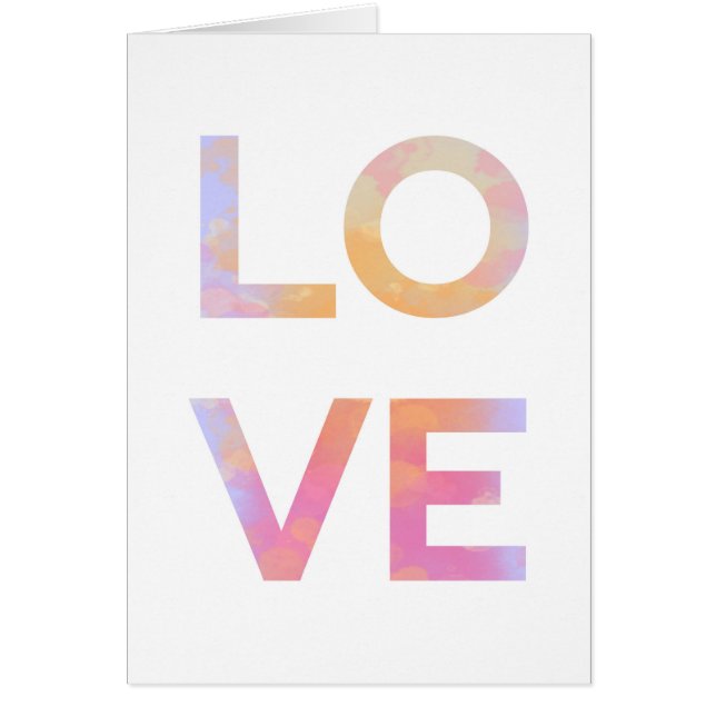 Love, watercolor (Front)