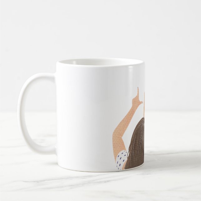 LOVE Watercolor Friends Cups (Left)