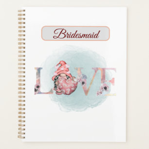 Love Wedding Bridesmaid Gift Idea Planner