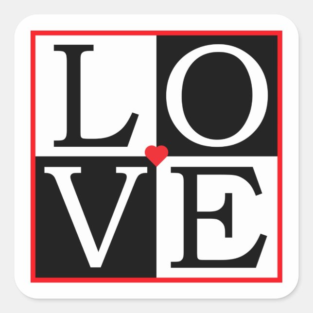 LOVE Wedding Envelope Seal (Front)