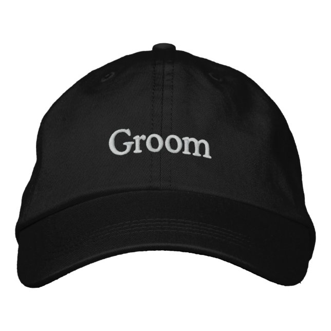LOVE Wedding Groom Embroidered Hat (Front)