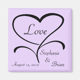 Love Wedding Magnet