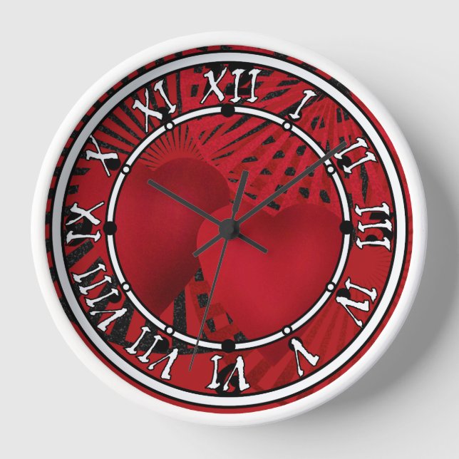 Love ,Wedding Square Wall Clock (Front)