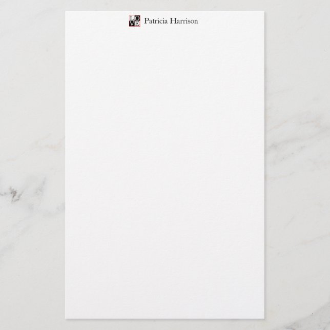 LOVE Wedding Stationery (Front)