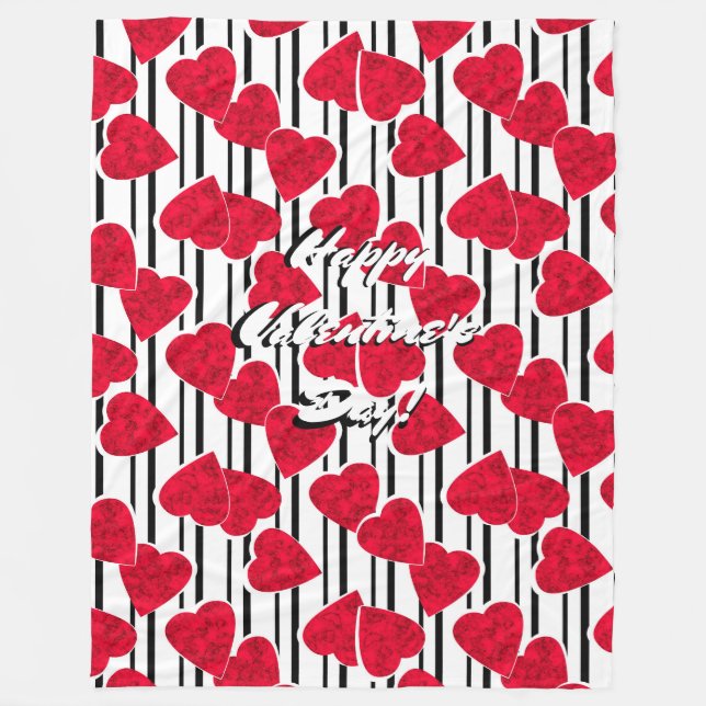 Love, wedding, Valentine's day Fleece Blanket (Front)