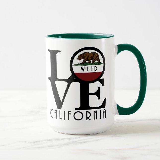 LOVE Weed California Mug (Right)