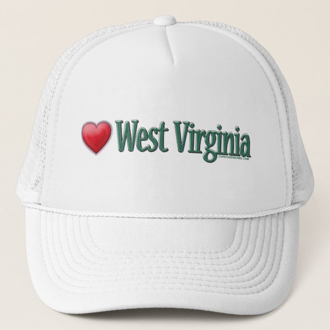 Love West Virginia Trucker Hat (Front)