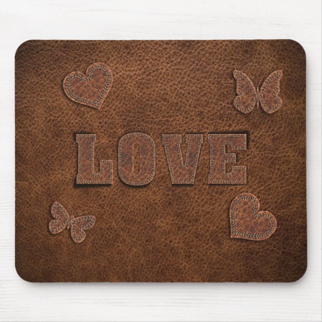 Love Western Style Mouse Mat (Front)