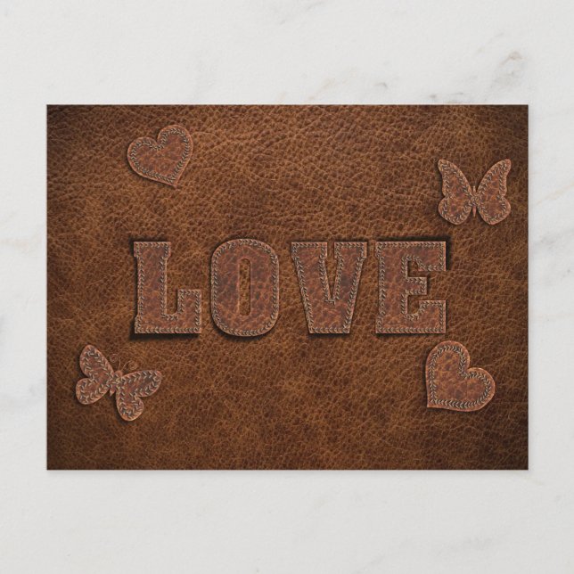 Love Western Style Postcard (Front)