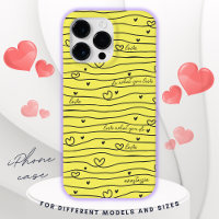 Love what you do with hearts and stripes yellow