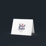 LOVE WHEN "YOUR BIRTHDAY" ARRIVES SOUL SISTER CARD<br><div class="desc">WISH YOUR "SOUL SISTER" A HAPPY BIRTHDAY WITH THIS CUTE AND VERY LOVING CARD~~~ THANKS FOR STOPPING BY ONE OF MY EIGHT STORES!</div>