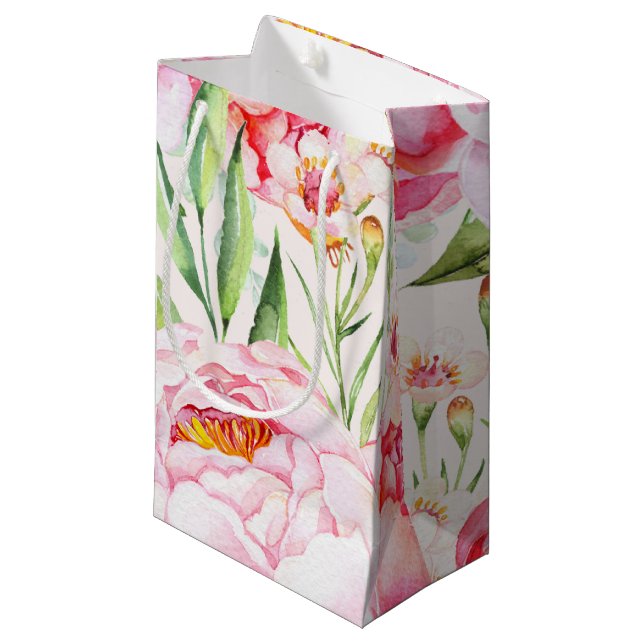Love Whispers Small Gift Bag (Front Angled)