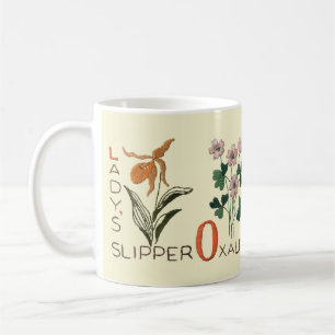 Love WildFlowers Lady's Slipper, Oxalis, Violet, Coffee Mug